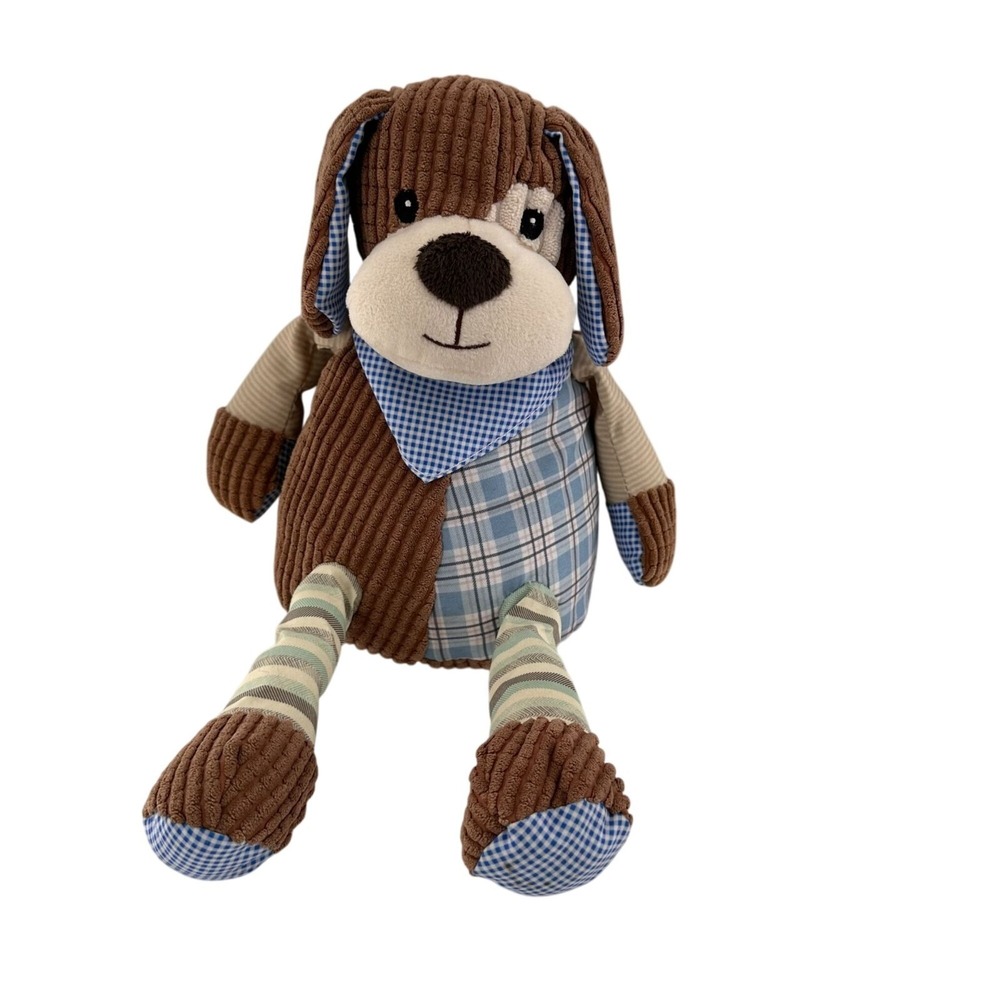 Corduroy Pals Brown Dog Plush Toy With Microwaveable‎ Heating Inner Warming Gift
